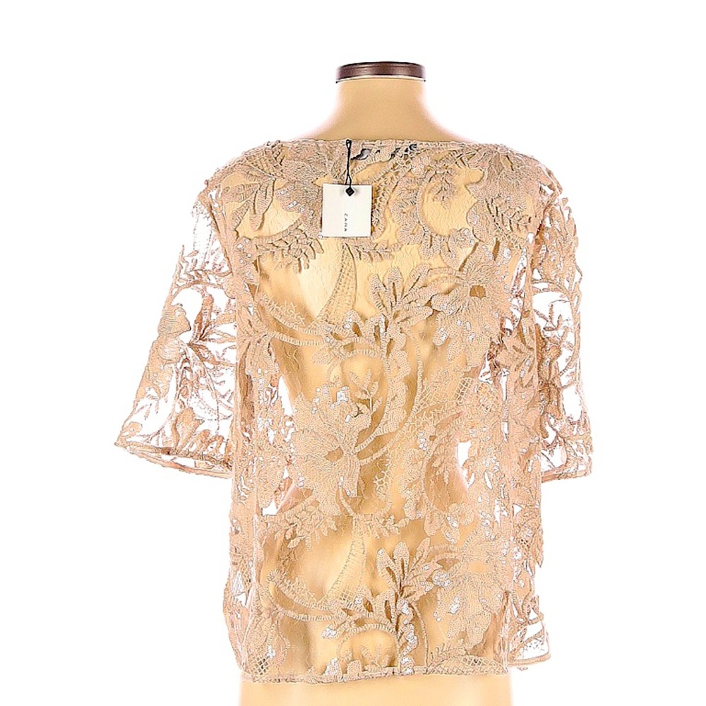 Beautiful detail & sparkle Blouse! - Picture 6 of 8